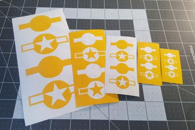 Air Force Insignia Marking Stencils