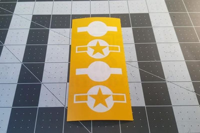 Aircraft Insignia Marking Stencils