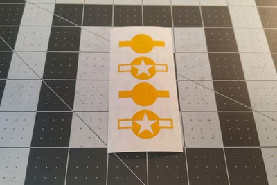 Warplane Marking Stencils