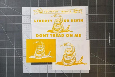 Culpeper Coiled Snake Stencil from Freedom Stencils