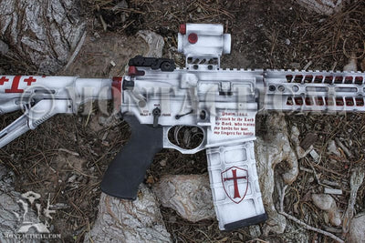 Crusader Cross E Stencils