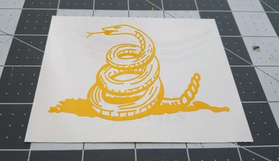 Culpeper Coiled Snake Stencil for DuraCoat and Cerakote