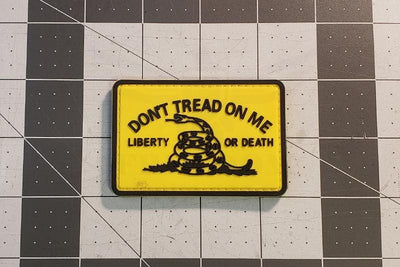 Dont Tread On Me Flag Pvc Patch Patches