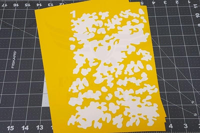 Flecktarn Camouflage Stencil Kit for Cerakote and DuraCoat