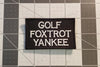 Golf Foxtrot Yankee Patch
