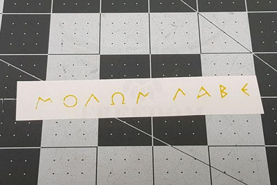 Molon Labe Stencil Stencils