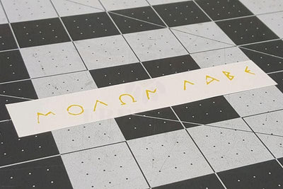 Molon Labe Stencil from Freedom Stencils