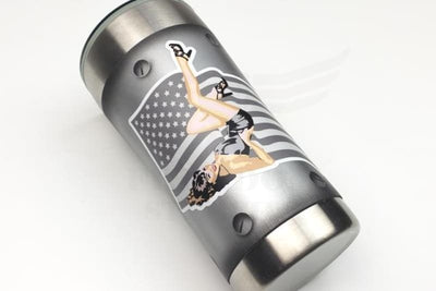 Pin Up Girl Tumbler Cup