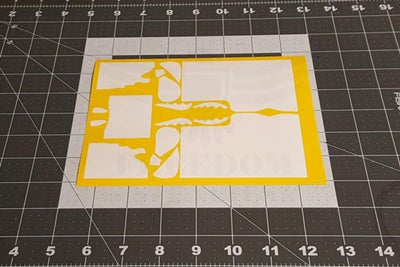 Warthog Simple Mask Stencil From Freedom Stencils