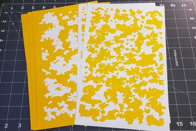 Vegetato Italiano Camouflage Stencil Kit Stencils
