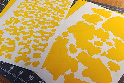 Heat Resistant Vinyl Camouflage Stencils - Freedom Stencils