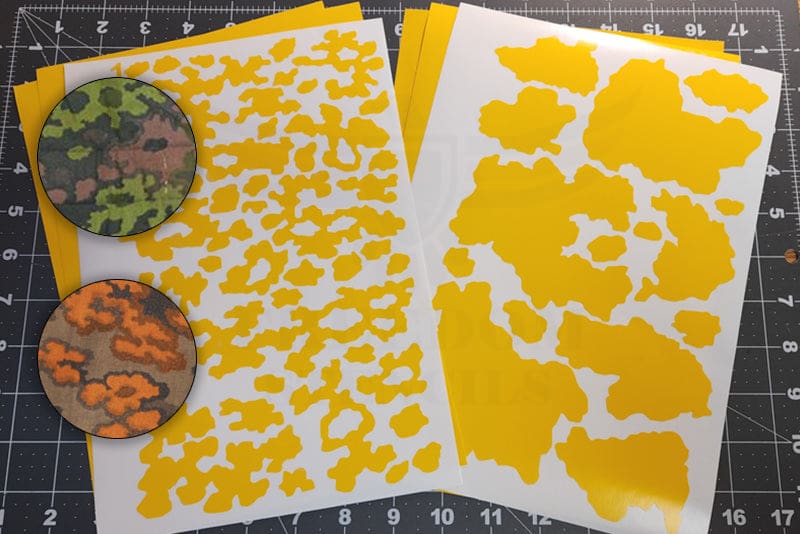 Hunter's Specialties Enamel Camo Spray Paint Kit with Leaf Stencil