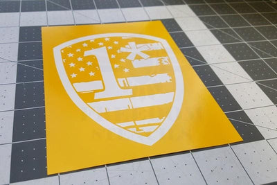 1 Asterisk Shield Stencil from Freedom Stencils