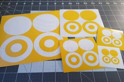 Vintage Aircraft Roundel Stencil