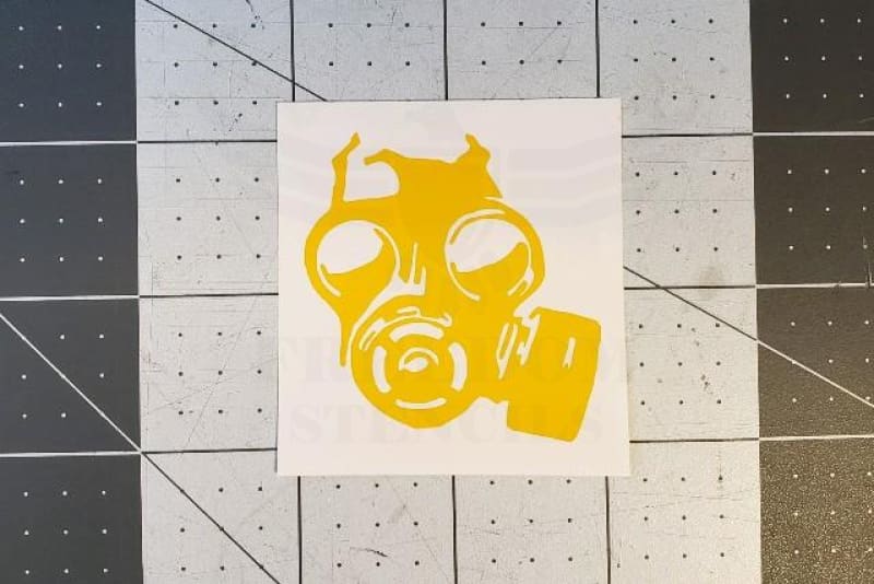 Gas Mask Skull Stencil Freedom Stencils