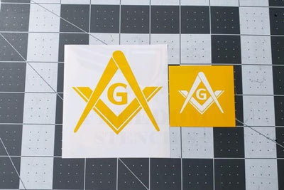 Freemasons Symbol Stencil for Cerakote and DuraCoat