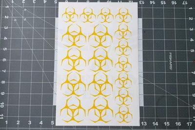 Biohazard Stencil from Freedom Stencils