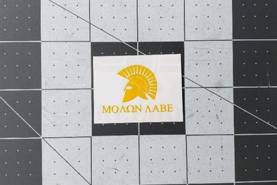 Spartan Helmet Stencil from Freedom Stencils