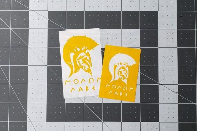 Spartan Helmet Stencil from Freedom Stencils