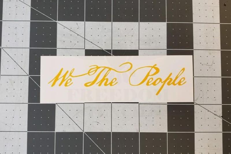 We The People Font Stencils