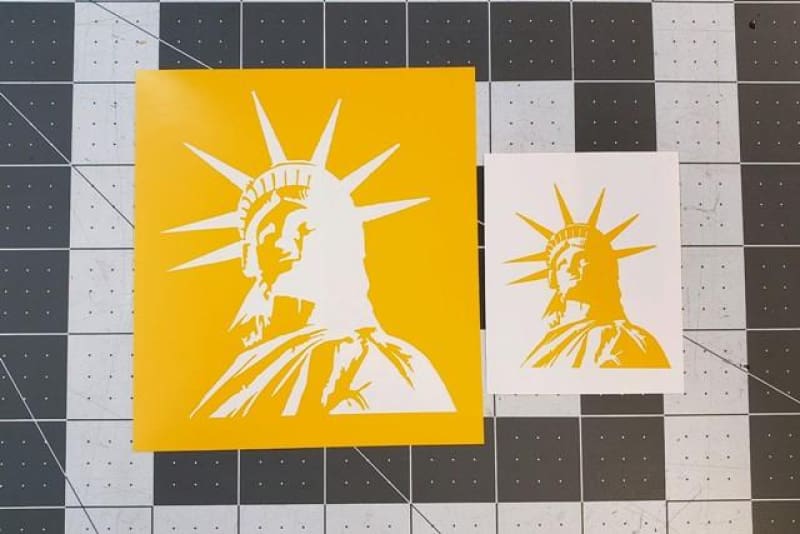 Statue of Liberty Stencils for Cerakote and DuraCoat