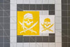 Jolly Roger Pirate Flag Stencils