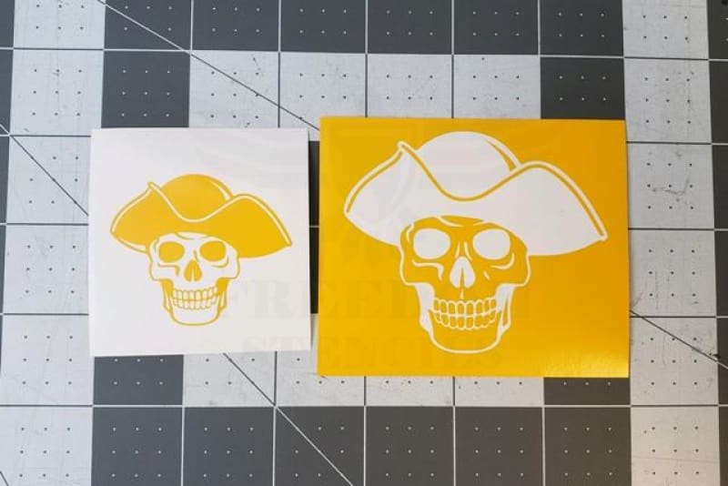 Pirate Skulls Stencils for Cerakote
