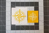 Naval Compass Stencils