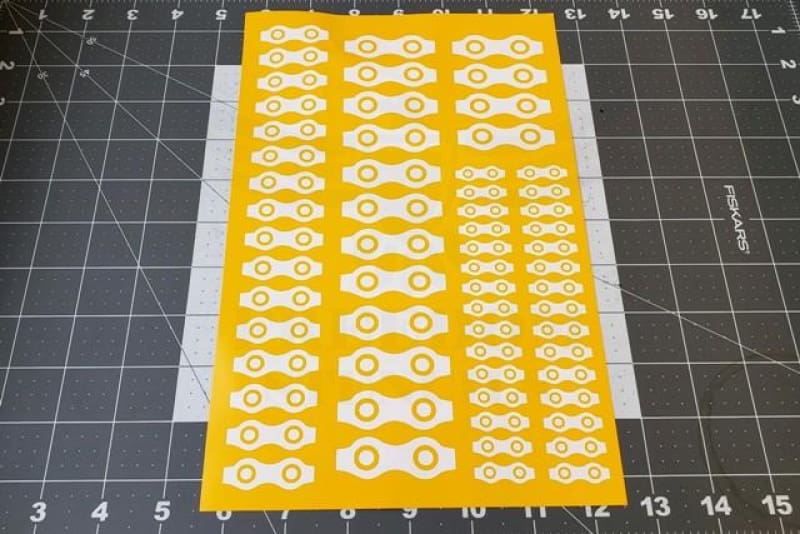 Bike Chain Stencils