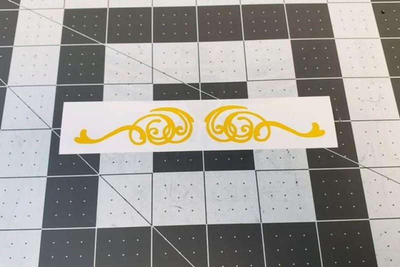 Swirl Design Stencil for Cerakote and DuraCoat