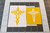 Crusader Cross Stencils for DuraCoat and Cerakote