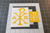 Chi Rho Stencil for DuraCoat and Cerakote