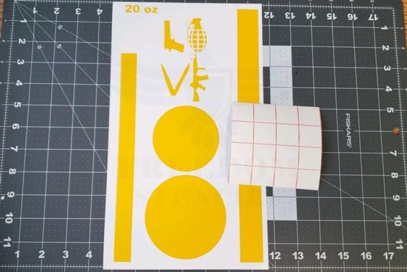 Paint Mask Tumbler Cup