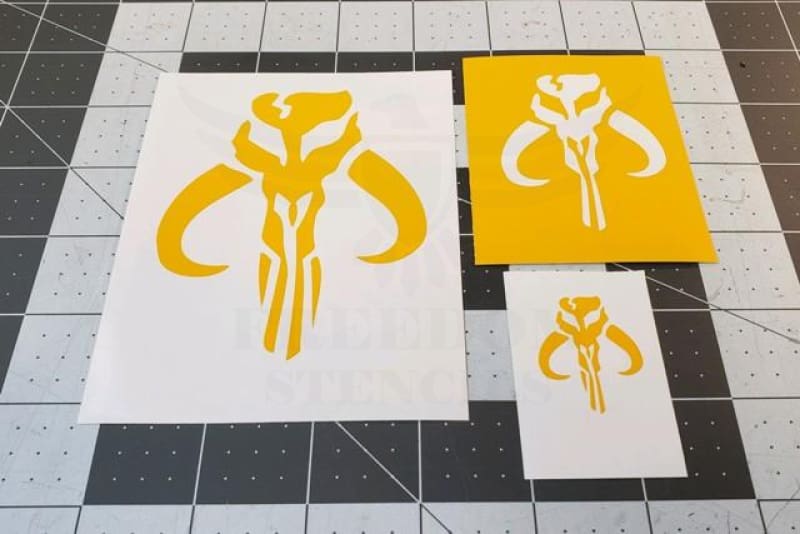 Boba Fett Symbol Stencil