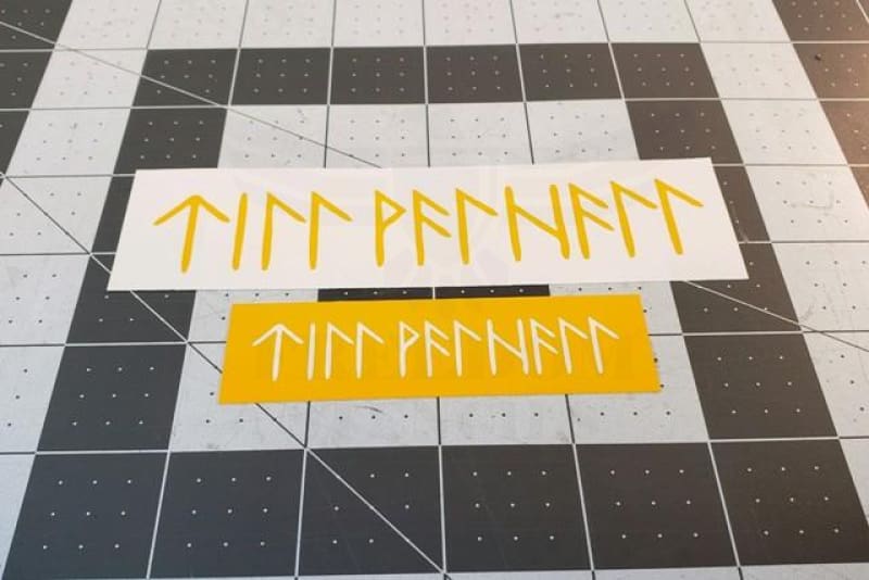 Till Valhalla Stencil for Cerakote and DuraCoat