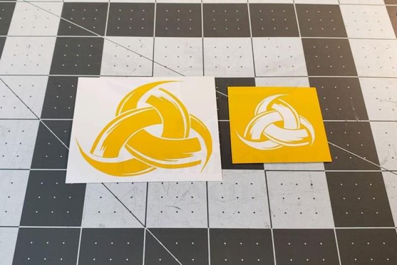 Odins Horns Stencil for Cerakote and DuraCoat