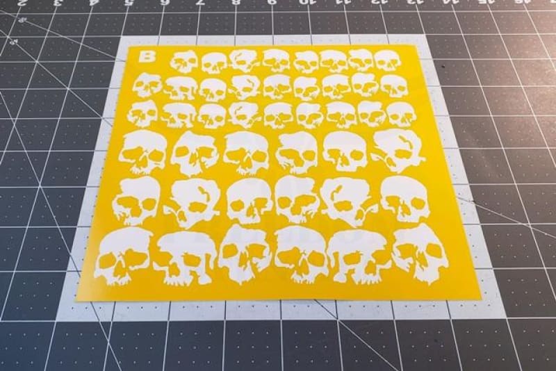 Skull Stencils for Cerakote and DuraCoat