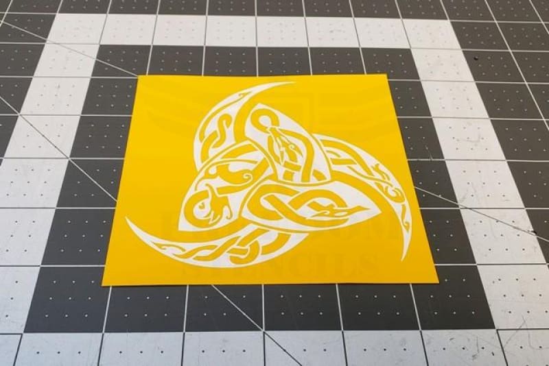 Odins Horns Stencil for DuraCoat and Cerakote