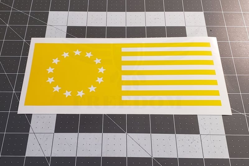 13 Star Flag Slide Stencils