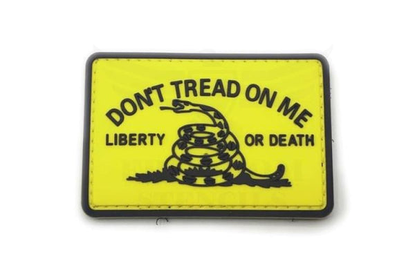 Dont Tread On Me Flag PVC Patch - Freedom Stencils
