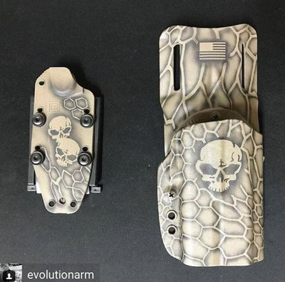 Kryptek Skull Camo Stencils Cerakote