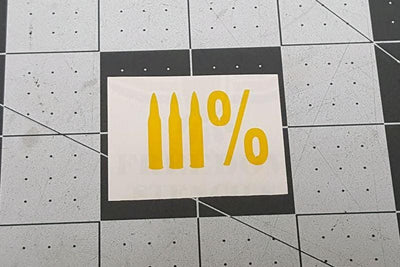 3% Bullets Stencil for DuraCoat and Cerakote