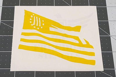 3% Flag Waving Stencil for DuraCoat and Cerakote
