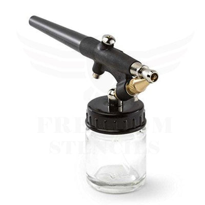 Pointzero Single-Action 22Cc Siphon-Feed Airbrush Set - 0.8Mm Nozzle