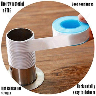 Teflon Tape Plumbers - 12 Pack Thread Ptfe Seal Pipe Sealant For Plumbing