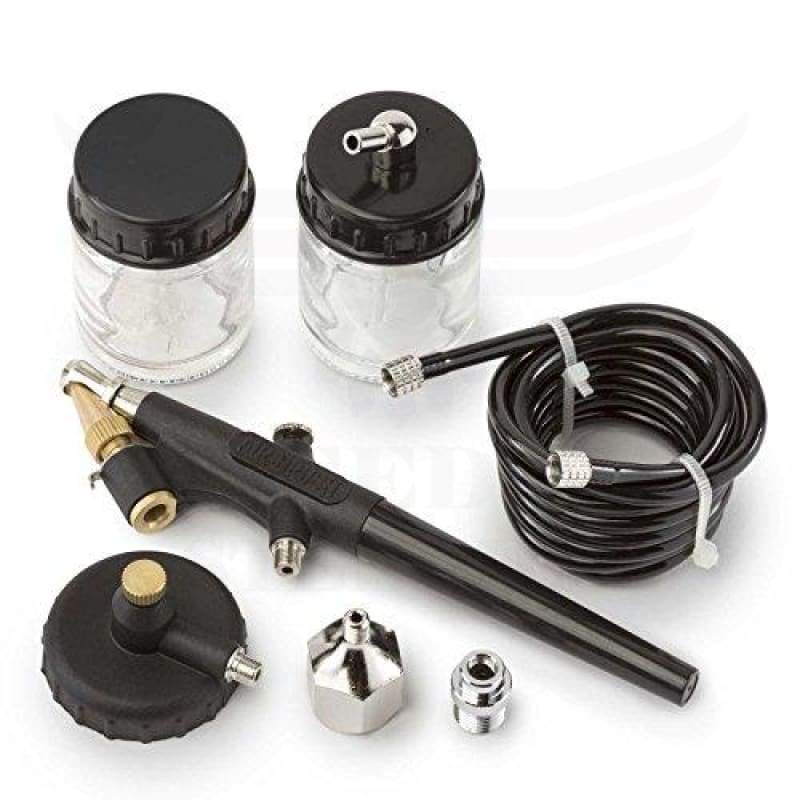 Airbrush Kit - Gravity Siphon Feed Air Compressor Crafts Hobby Art - Point  Zero Airbrush