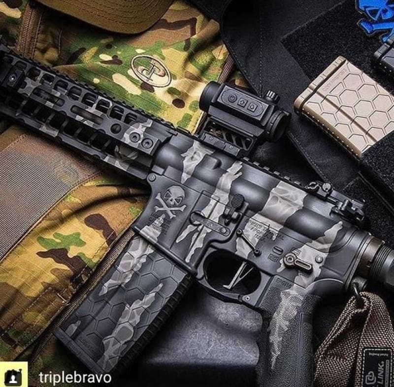 RIPTILE Camouflage Stencil Pack for Duracoat, Cerakote, Gunkote & Spray Paint - Freedom Stencils riptile-camouflage-stencil-pack-for-duracoat-cerakote-gunkote-spray-paint-freedom-stencils