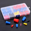 Swpeet 100Pcs High Temp Silicone Rubber Protective Tapered Plug Assortment Kit Masking System