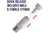 Master Airbrush Brand Airbrush Quick Release Disconnect Coupler with Plug 1/8 in. BSP Male and Female Hose Connections