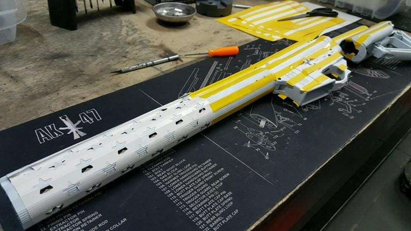 American Flag Rifle Stencils from Freedom Stencils